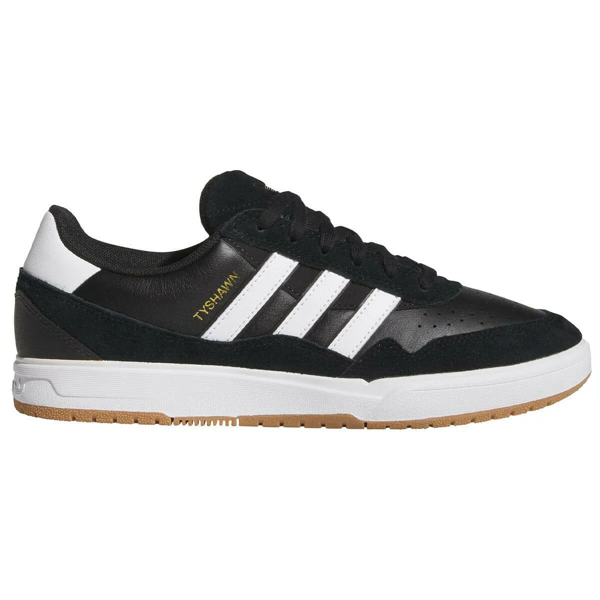 Adidas - Tyshawn II Shoes Black/White Leather