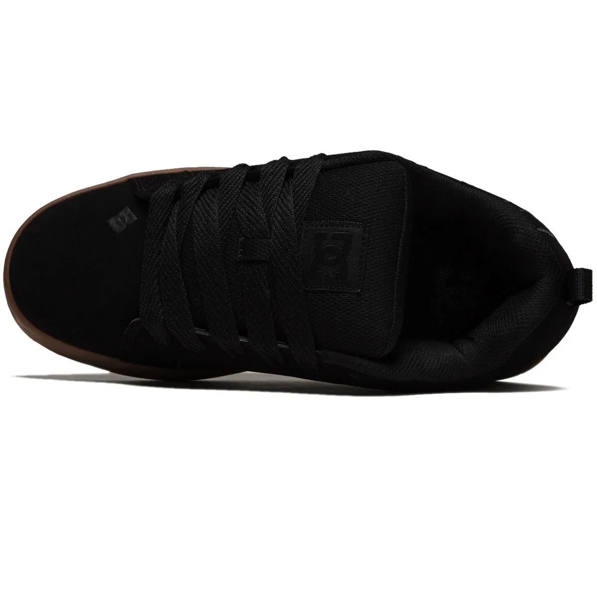 Flexible Wear Smooth Fit DC Court Graffik Shoes - Black/Gum