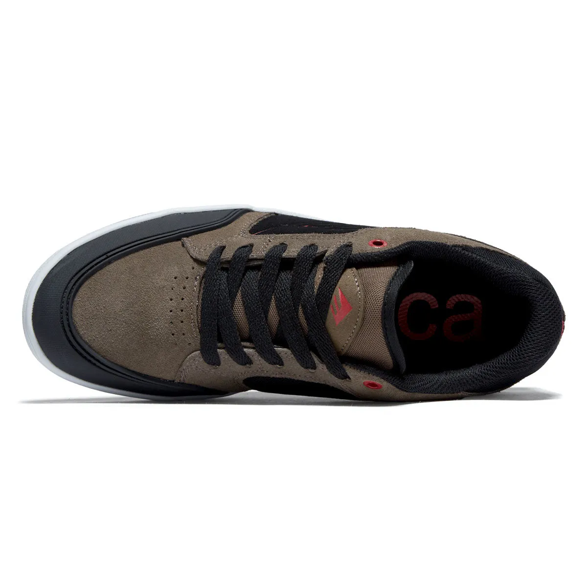 Lightweight Build Comfort Active Emerica Heritic Shoes - Brown/Black