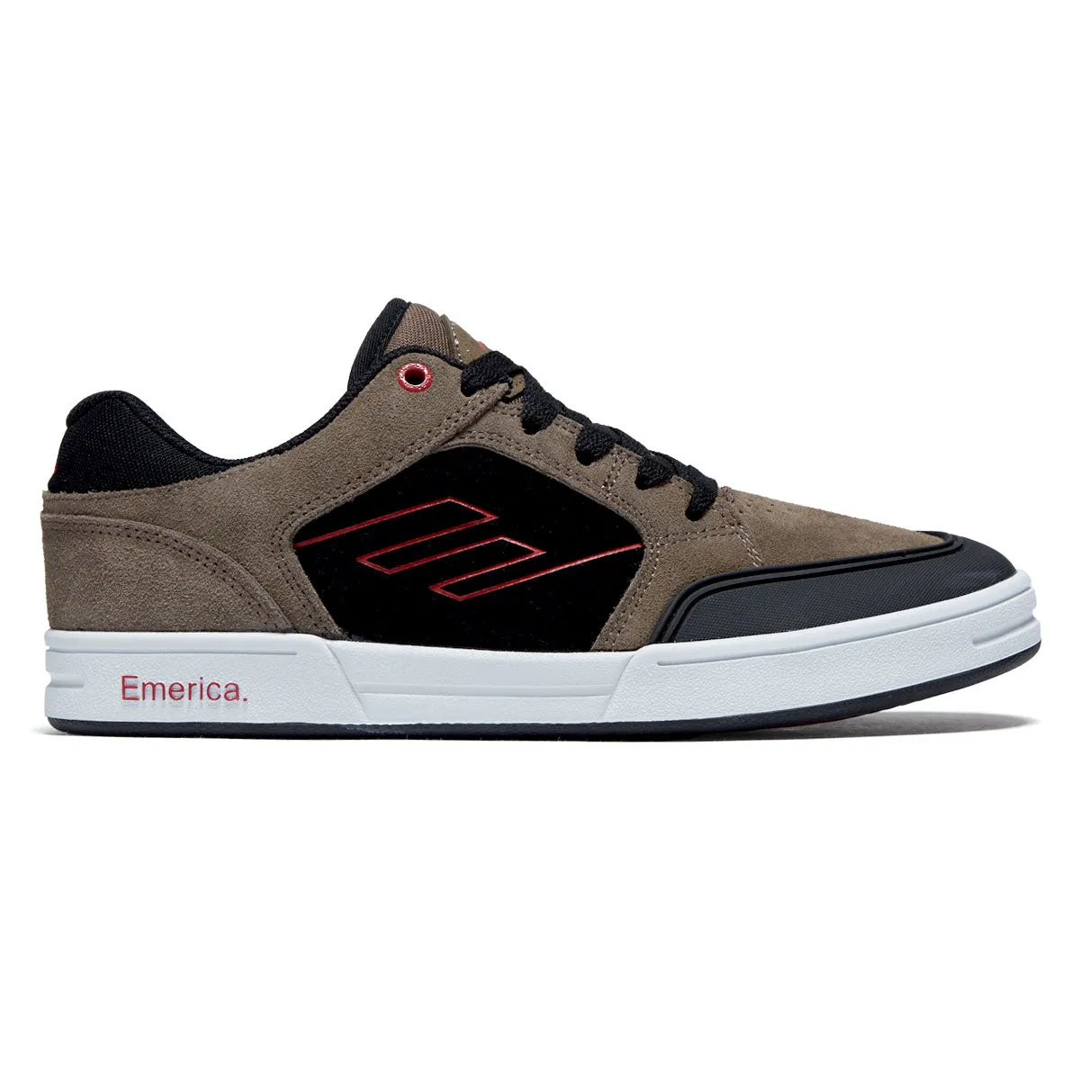 Shock   Absorbing Emerica Heritic Shoes - Brown/Black