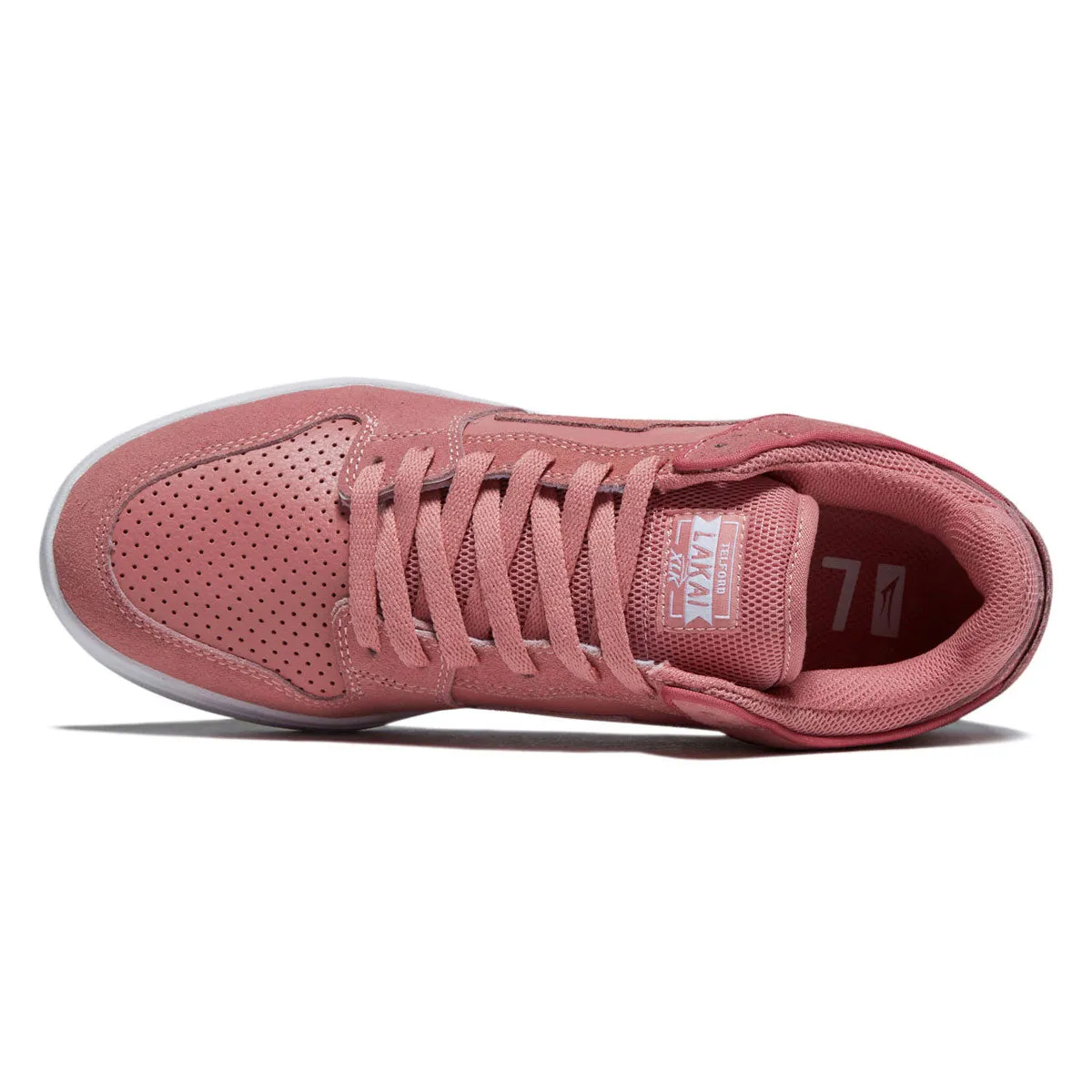 Lakai Telford Low Shoes - Rose Suede Good Traction Performance Step