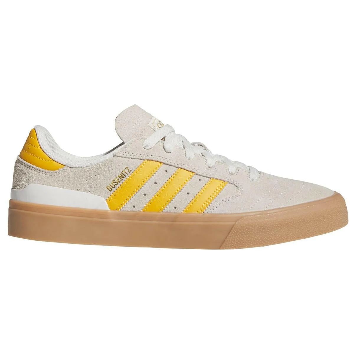 Adidas - Busenitz Vulc II Shoes White/Yellow/Gold Long Duration Sleek Style