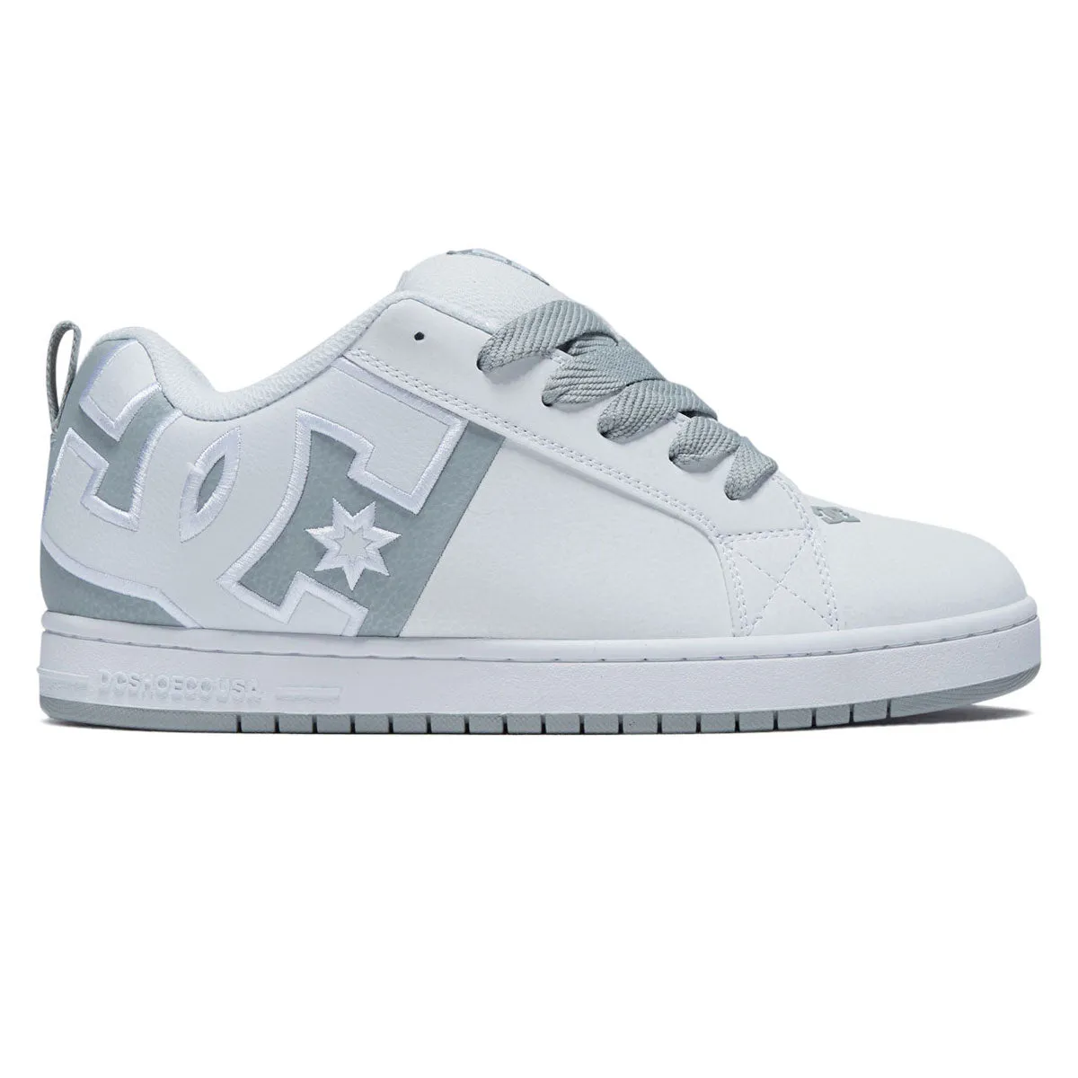 Pro Action Modern Vibe DC Court Graffik SQ Shoes - White/Grey