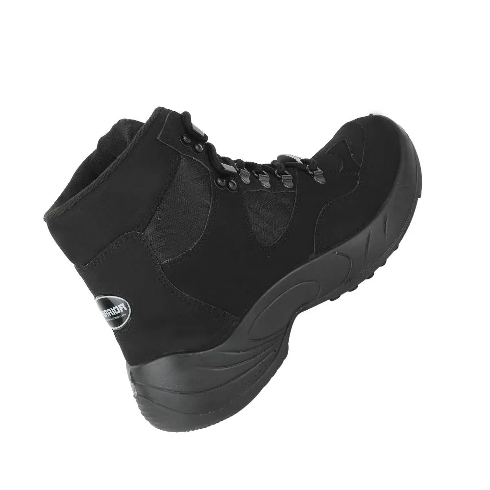 Warrior Black Defence Trekking Shoes for Men 3029_MOUNTAIN By Liberty All terrain Stable Grip