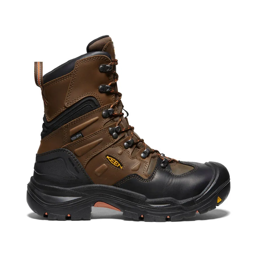 Men's Coburg 8" Waterproof Boot (Steel Toe)  |  Cascade Brown/Brindle Long Lasting Fit Adventure
