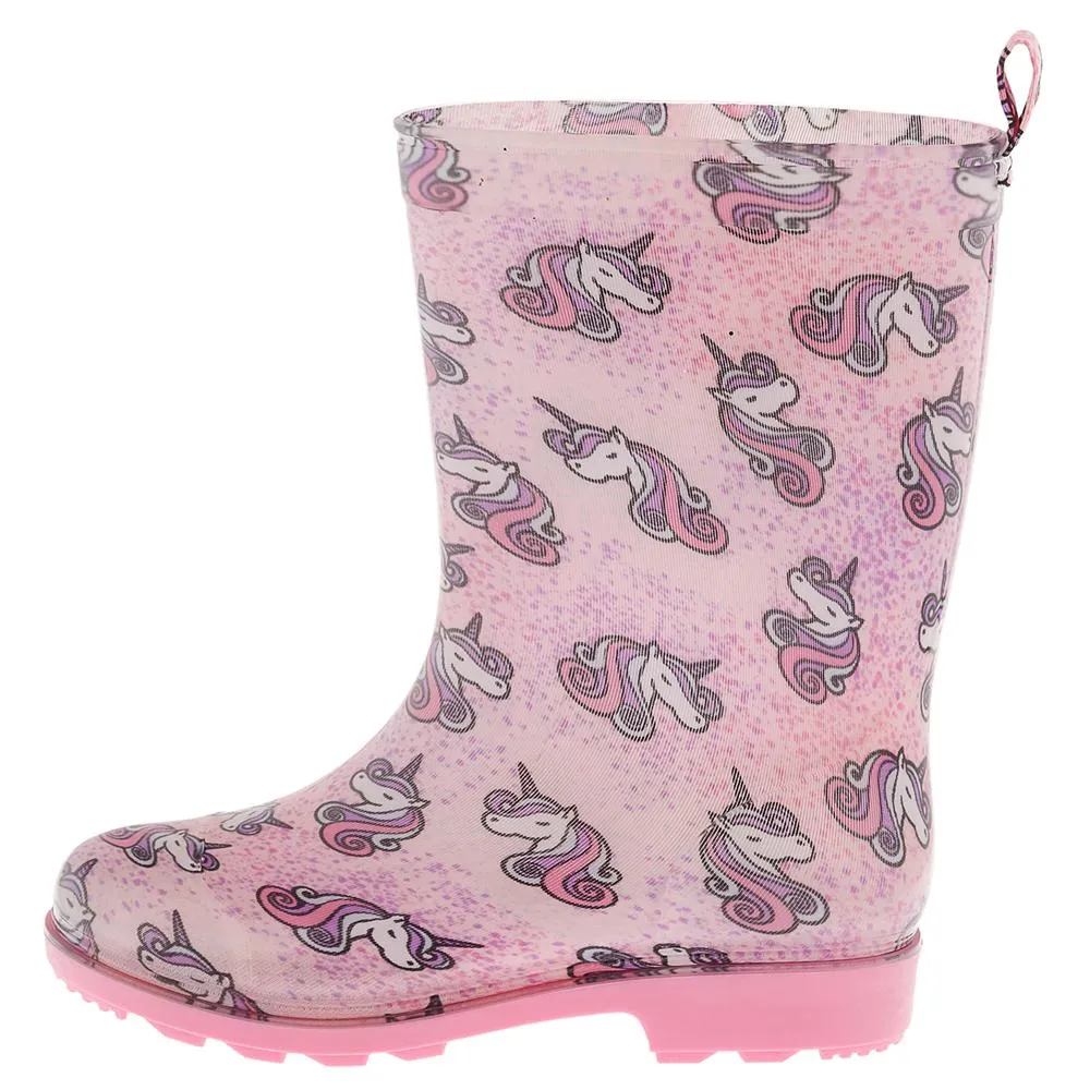 Girls Unicorn Jelly Rain Boot Storm Walk