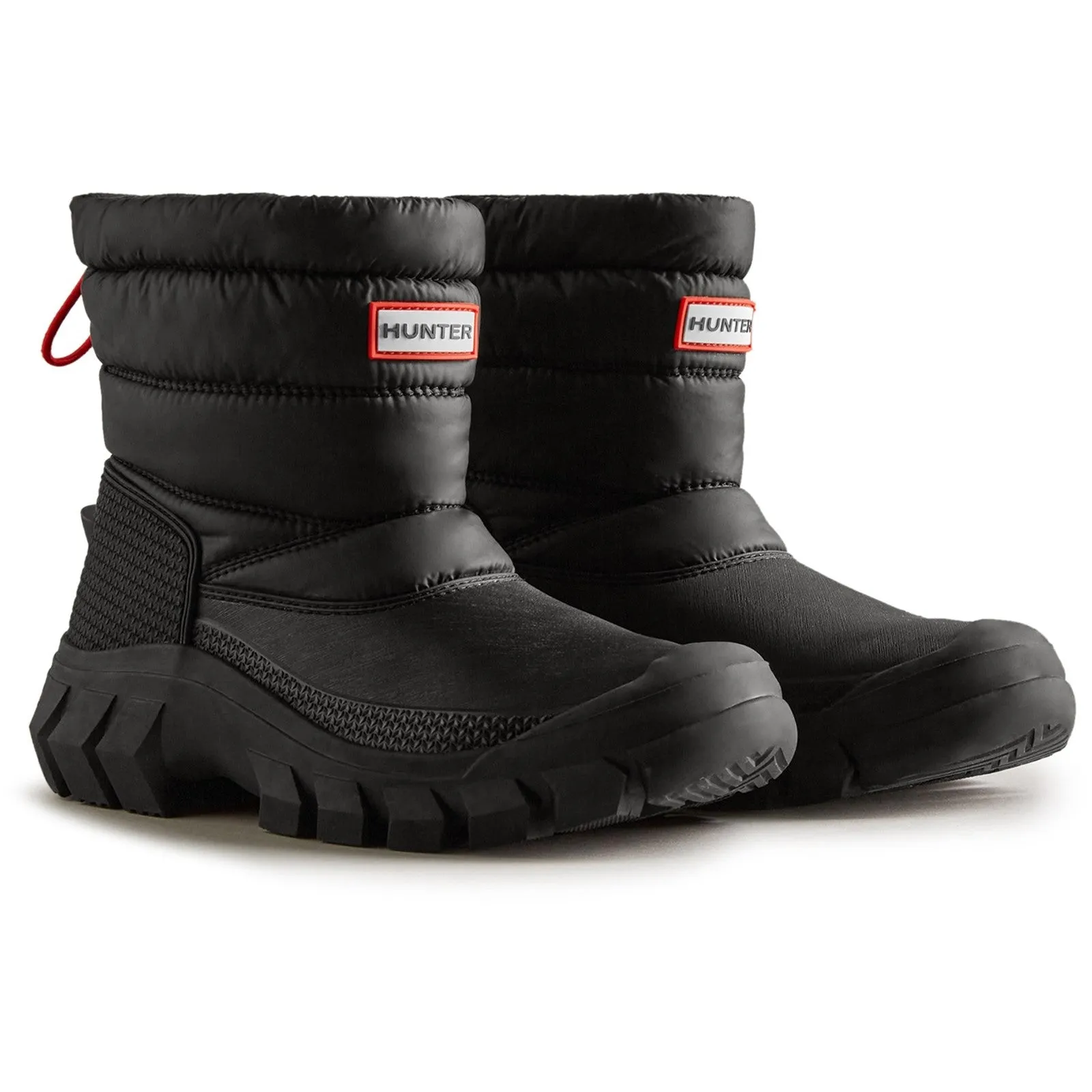 Hunter Womens Intrepid Short Snow Boot Black Waterproof Daily Wear Stormy Comfort