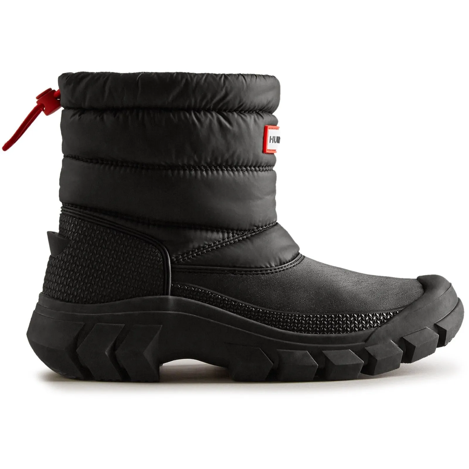 Active Walking Gear Hunter Womens Intrepid Short Snow Boot Black