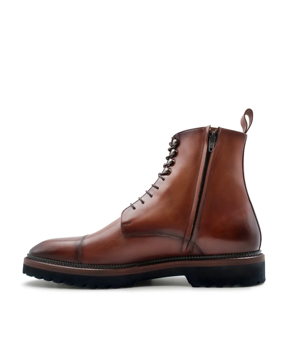 Heritage Line Bottines ALESSANDRO Marron Patin??