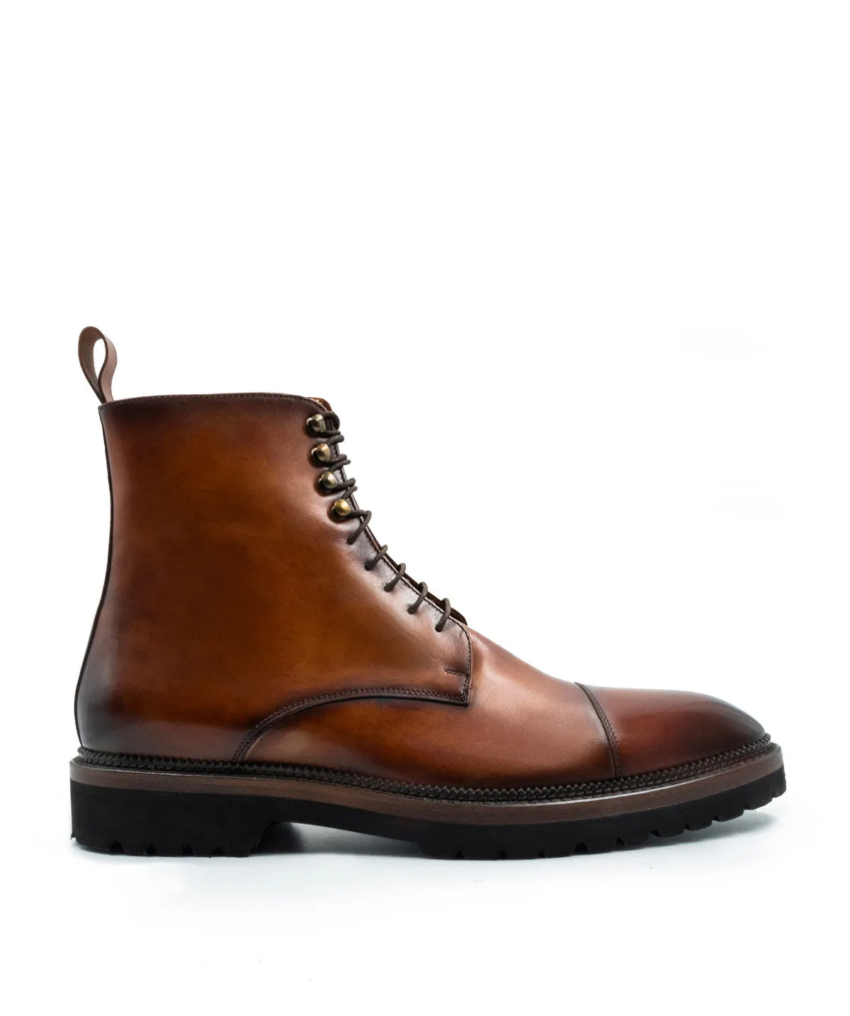 Closet Core Bottines ALESSANDRO Marron Patin??