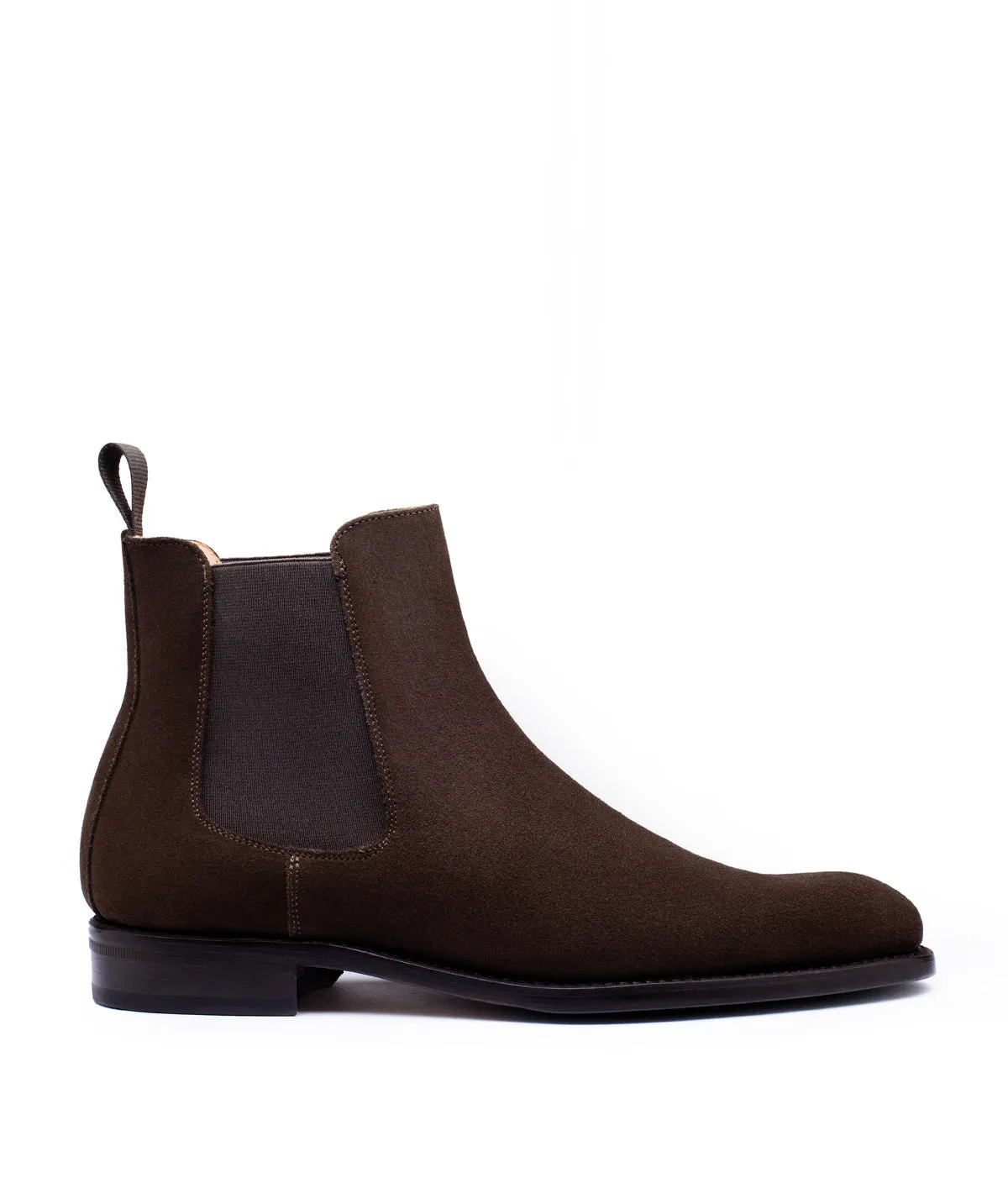 Bottines CHELSEA Veau Velours Marron Workout Stable