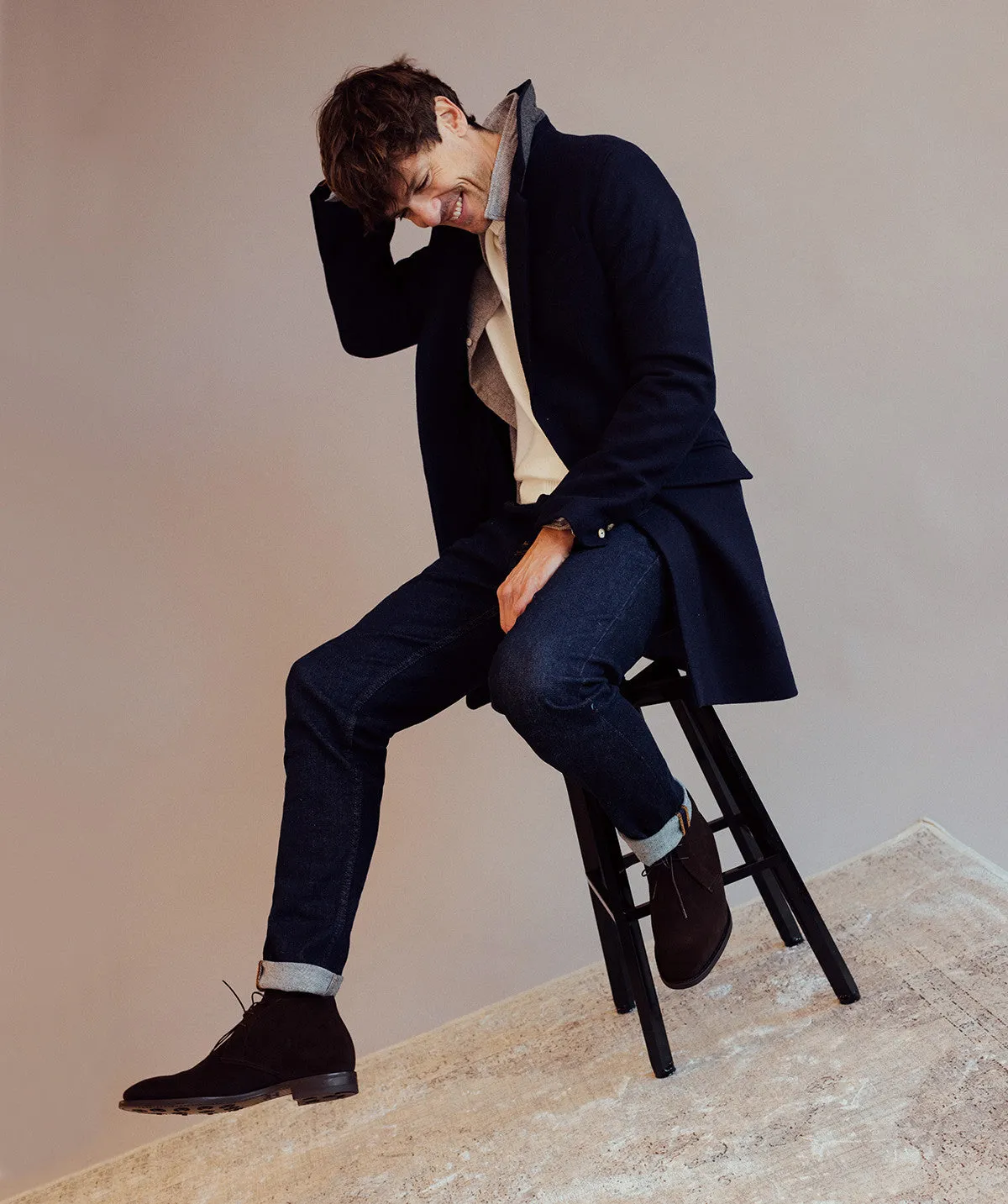 Bottines CHUKKA 1986 Daim Marron Wind Block