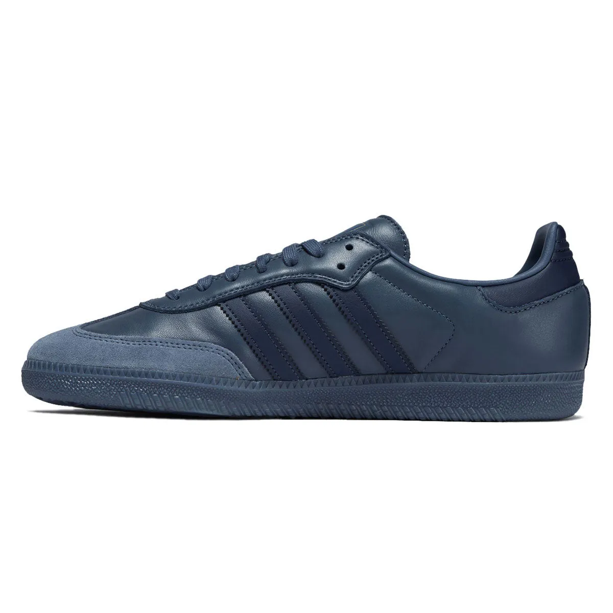 High Grip Adaptive Sole Adidas Samba ADV Shoes - Preloved Ink/Preloved Ink/Gold Metallic