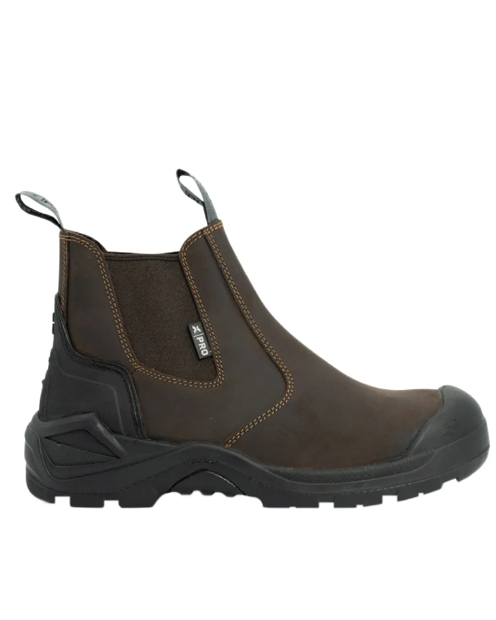 Xpert Mens Pro Hutton Safety Dealer Boots Smart Casual Monochrome Style
