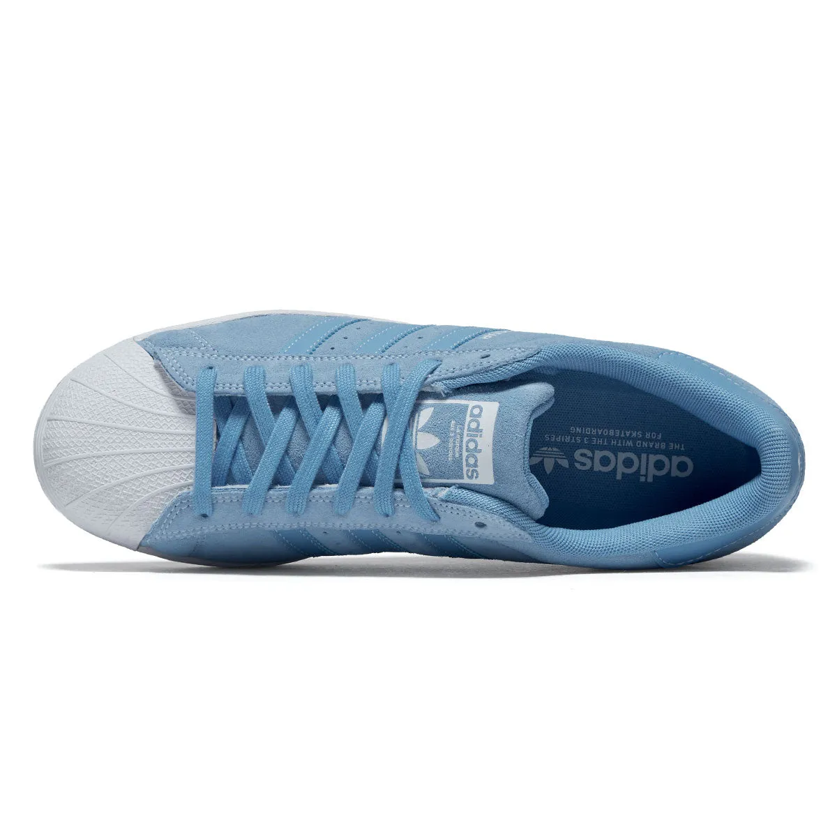Adidas Superstar ADV Shoes - Light Blue/Ftwr White/Light Blue Flexible Straps