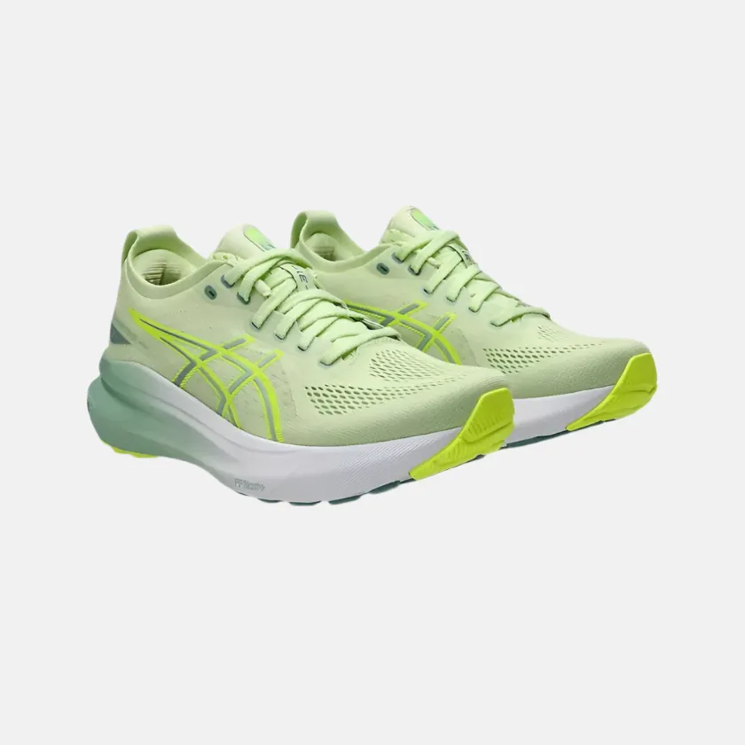 dusk run running wear Outdoor Traction Asics GEL-KAYANO 31 Women's Running Shoes - Cool Matcha/Light Celadon