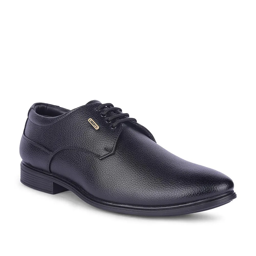 Timeless Walk Fortune By Liberty Mens HIL-5 Black Formal Lacing Shoes