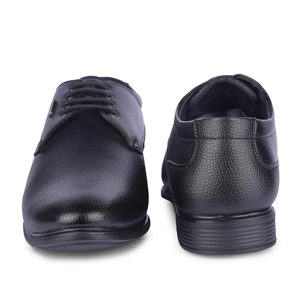 Long Term Fortune By Liberty Mens HIL-5 Black Formal Lacing Shoes