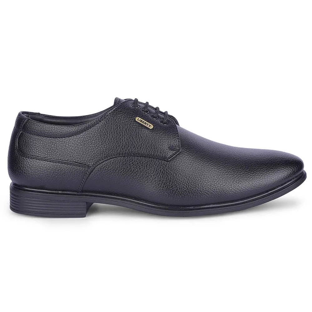 Gentle Fit Fortune By Liberty Mens HIL-5 Black Formal Lacing Shoes