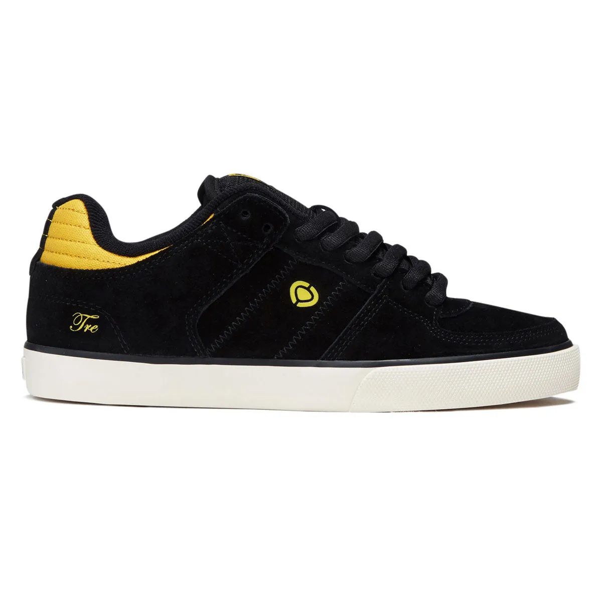 C1rca Tre Shoes - Jet Black/Black/Yellow Skater Speed Sport Wear