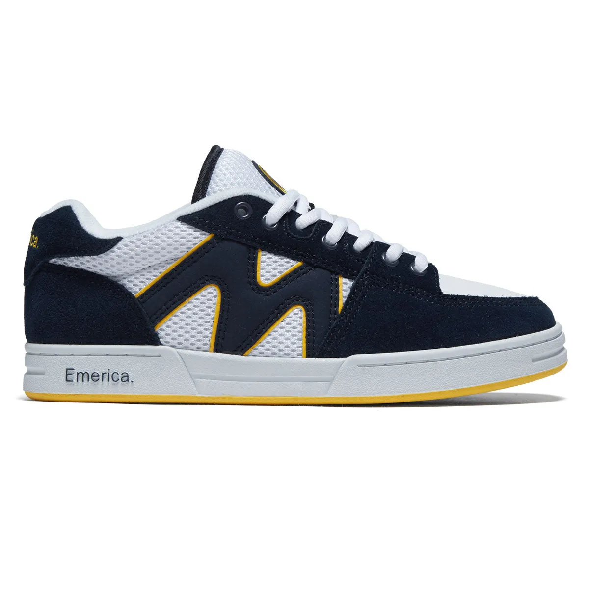 Street Wear Emerica OG-1 Shoes - Navy/White/Yellow