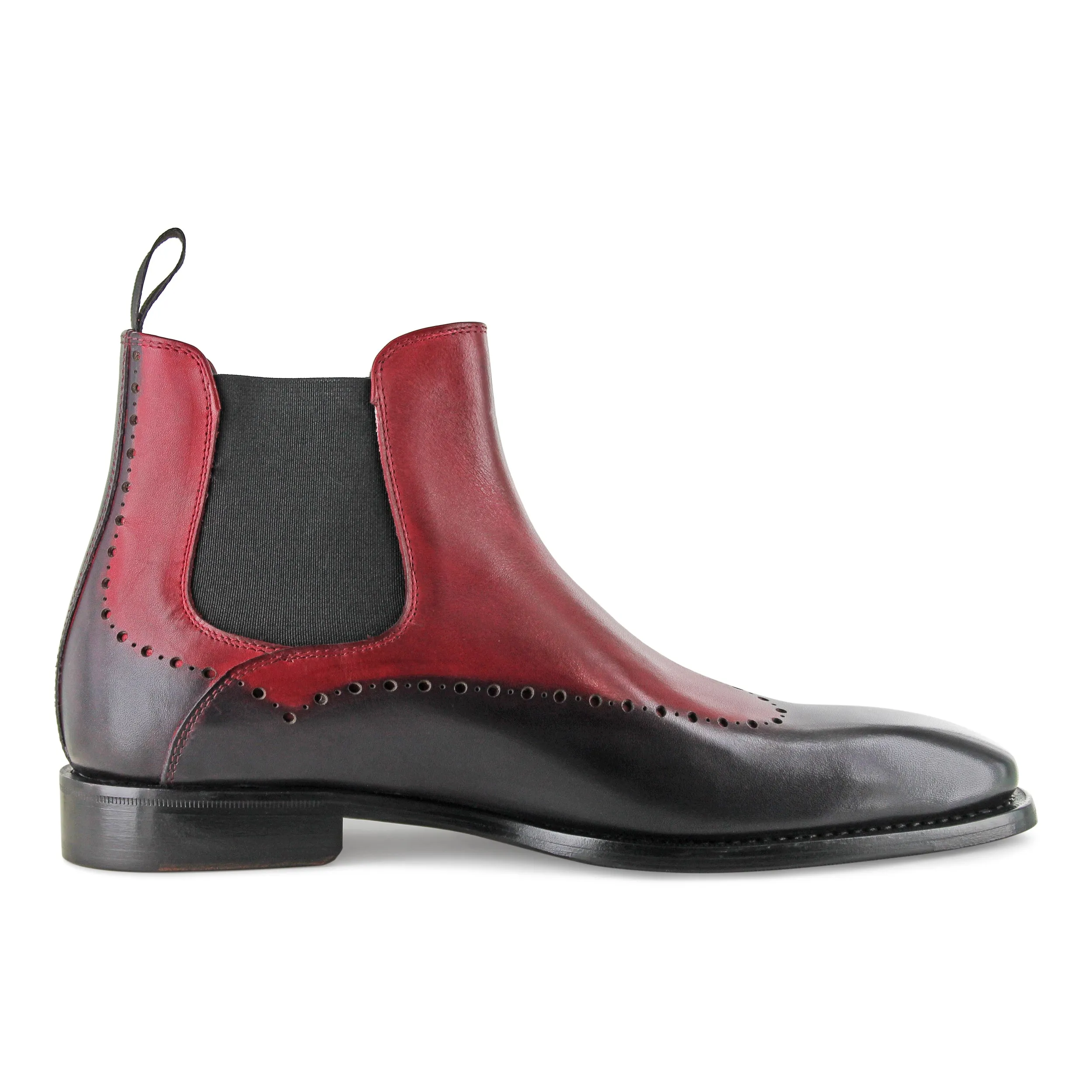 A835 -Red Anthracite Classic Design Easy Step Boots
