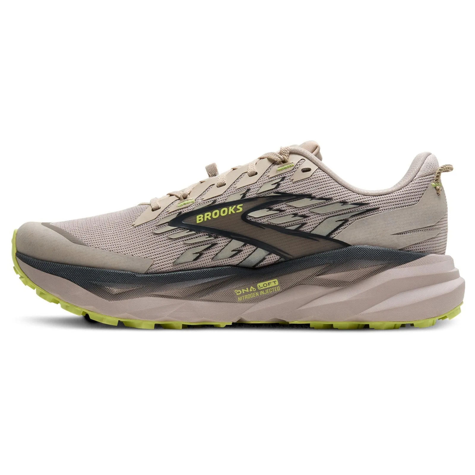 Brooks Mens Cascadia 19  Grey