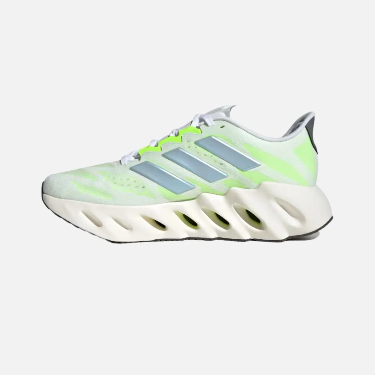 Adidas Switch FWD Men's Running Shoes -Cloud White/Wonder Blue/Lucid Lemon Hard surface protection