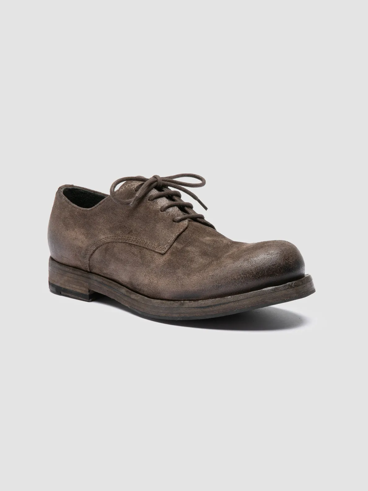 Stud Cool BULLA DD 311 - Green Suede Derby Shoes