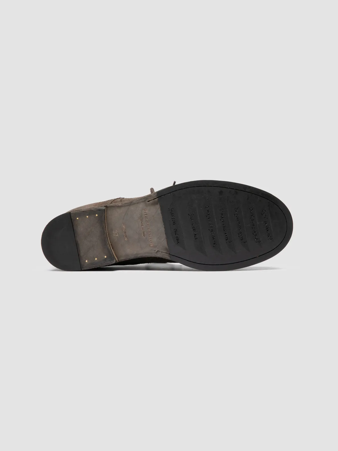 BULLA DD 311 - Green Suede Derby Shoes Body Balance