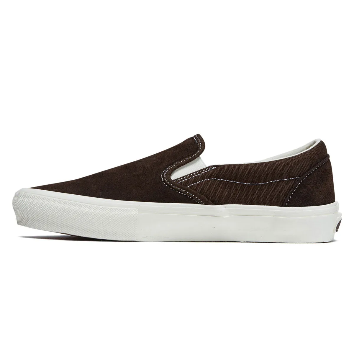 Light Step Sport Step Vans Skate Slip-On Shoes - Chocolate Brown