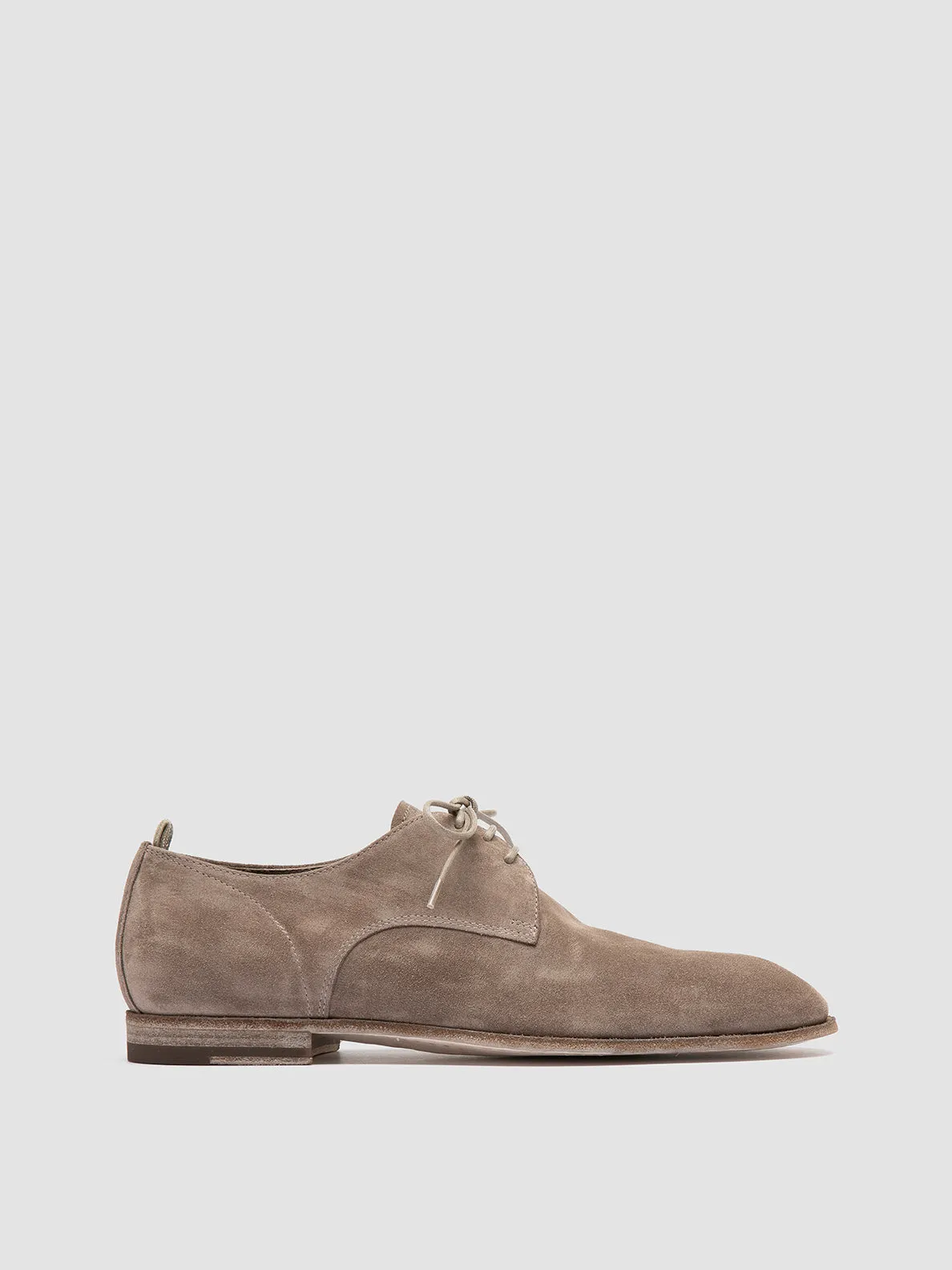Comfort Straps SOLITUDE 002 - Grey Suede Derby Shoes