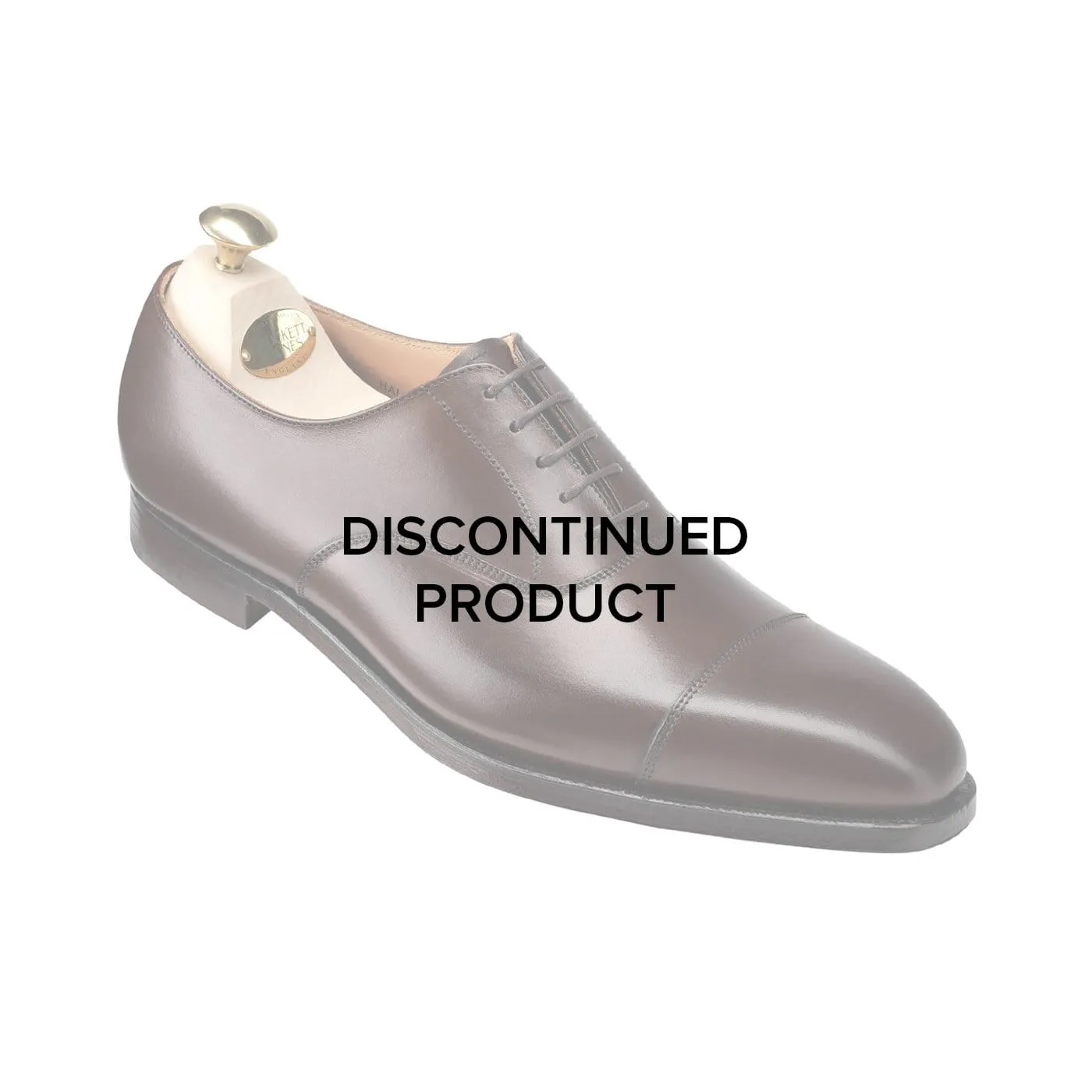 Padded collar Formal Dress Hallam Dark Brown Burnished Calf
