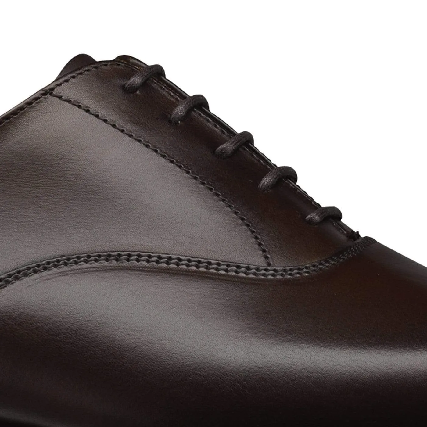 Flexible Construction Hallam Dark Brown Burnished Calf