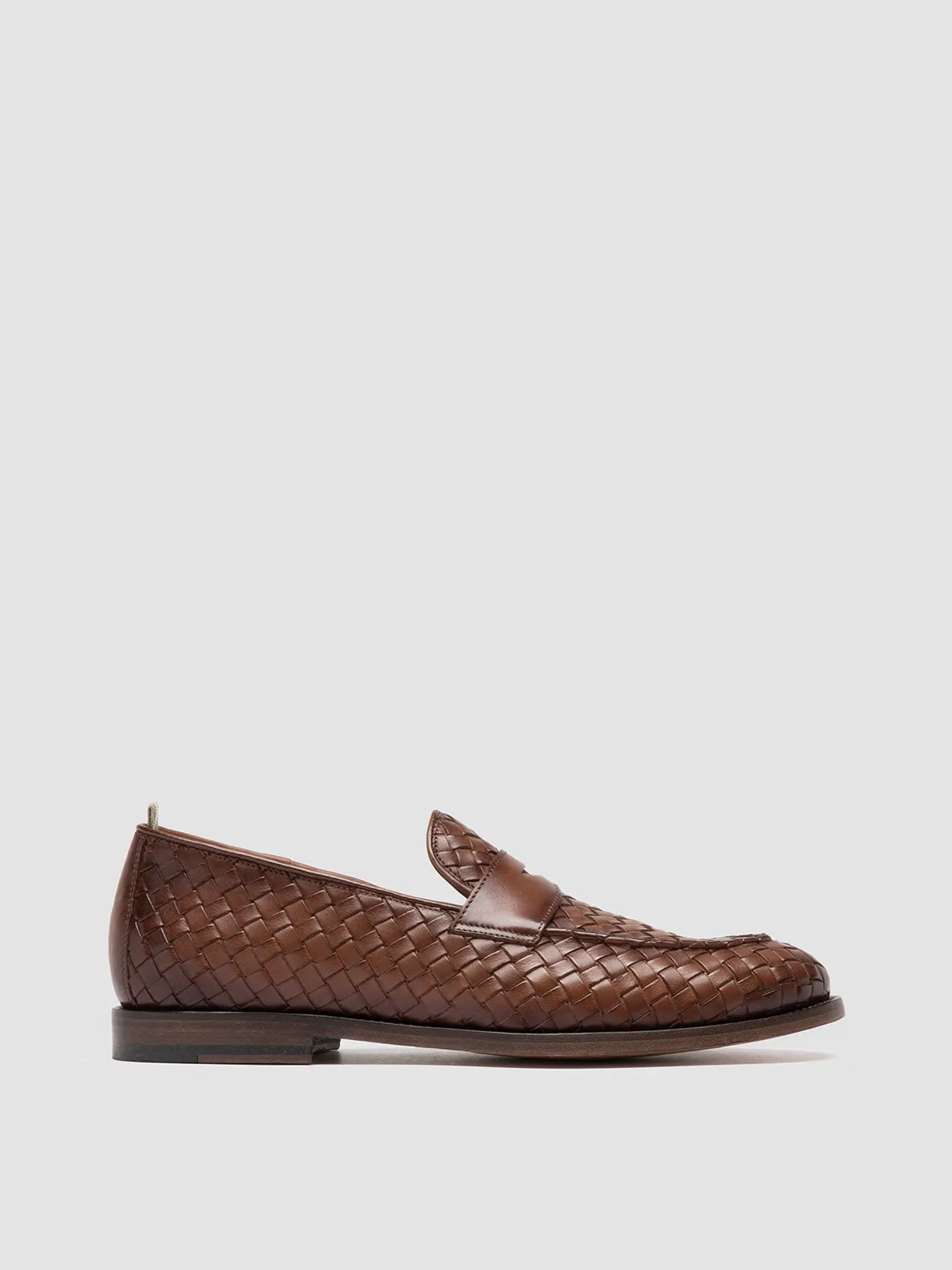 OPERA 003 - Brown Leather Penny Loafers Coastal Cool