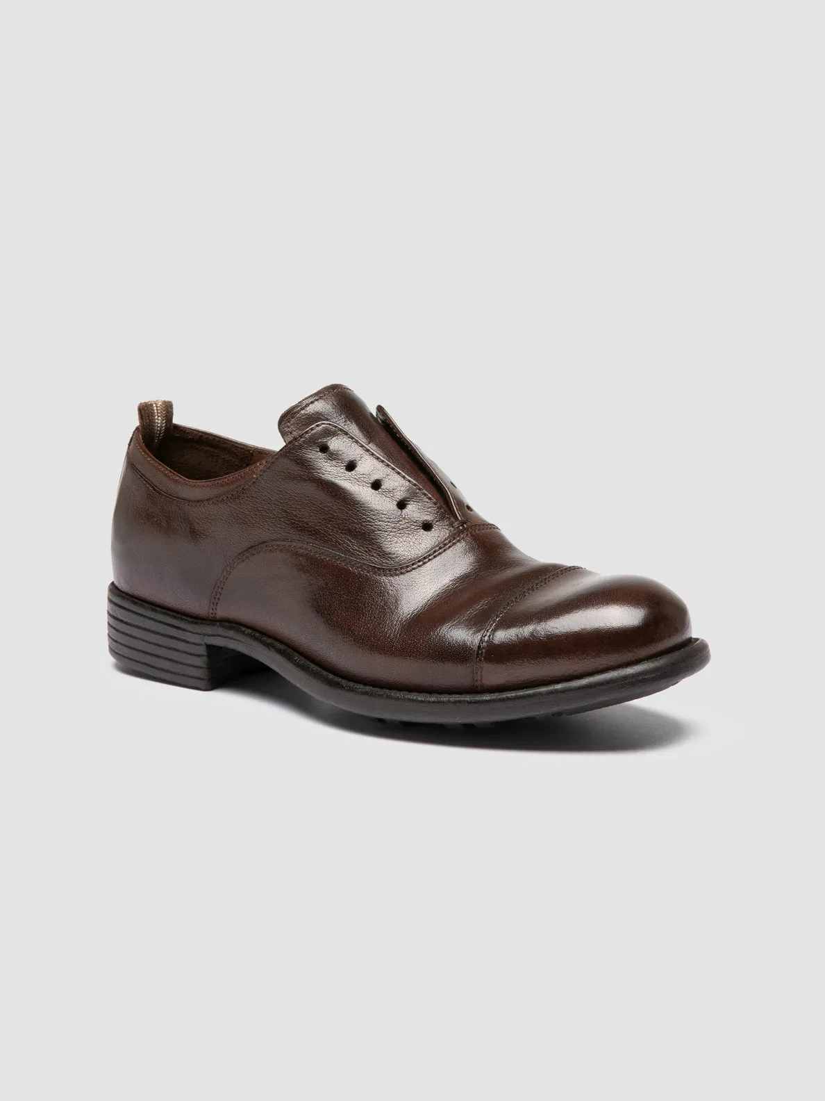 Kind Step Summer Heat CALIXTE 003 - Brown Leather Oxford Shoes