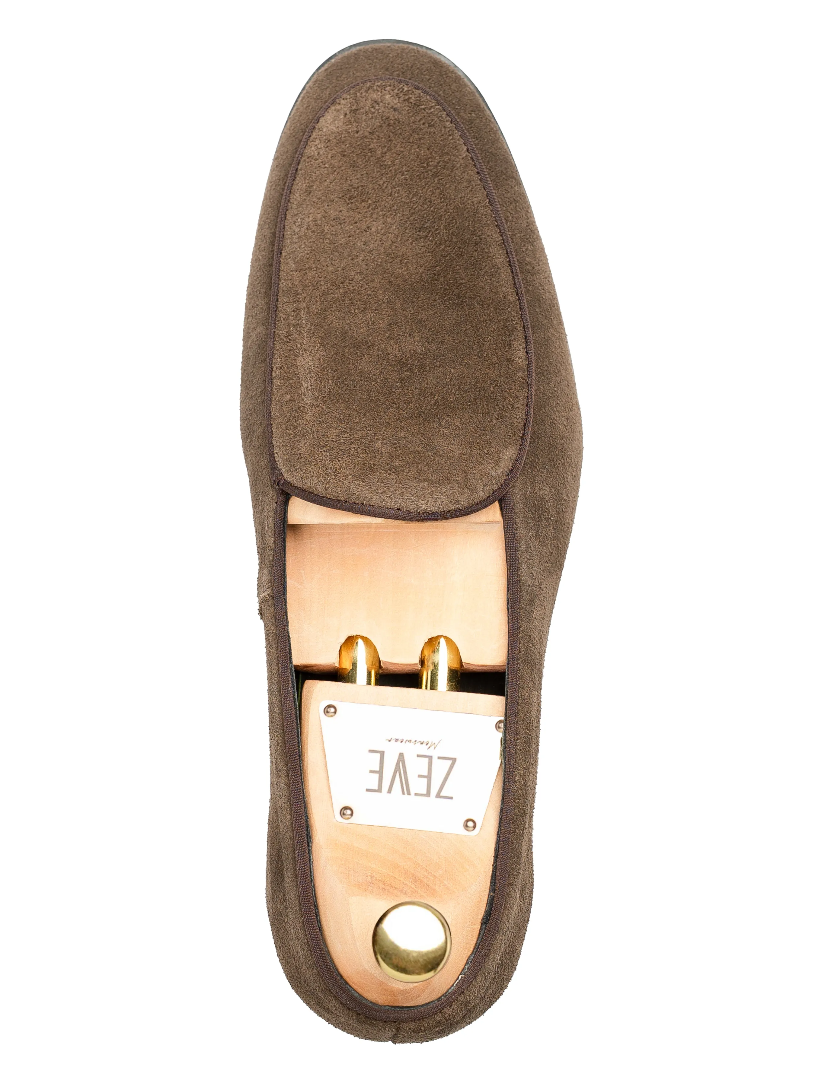 Pure Motion Belgian Loafer - Brown Suede Leather