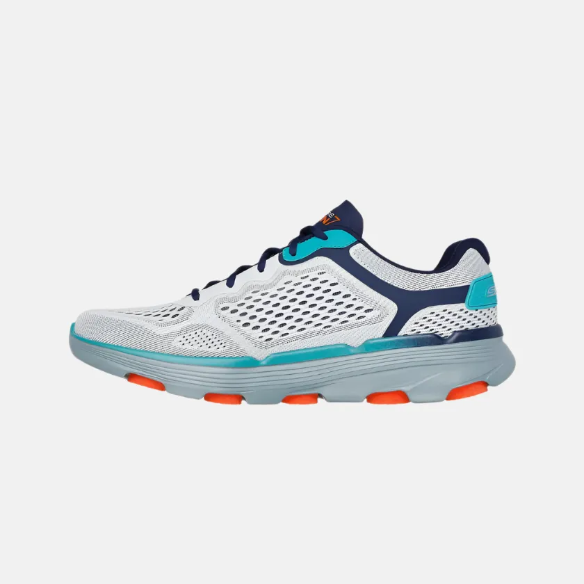 outdoor - friendly running shoes wide - toe - box shoes Skechers Go Run 7.0 Men's Running Shoes -White/Multi