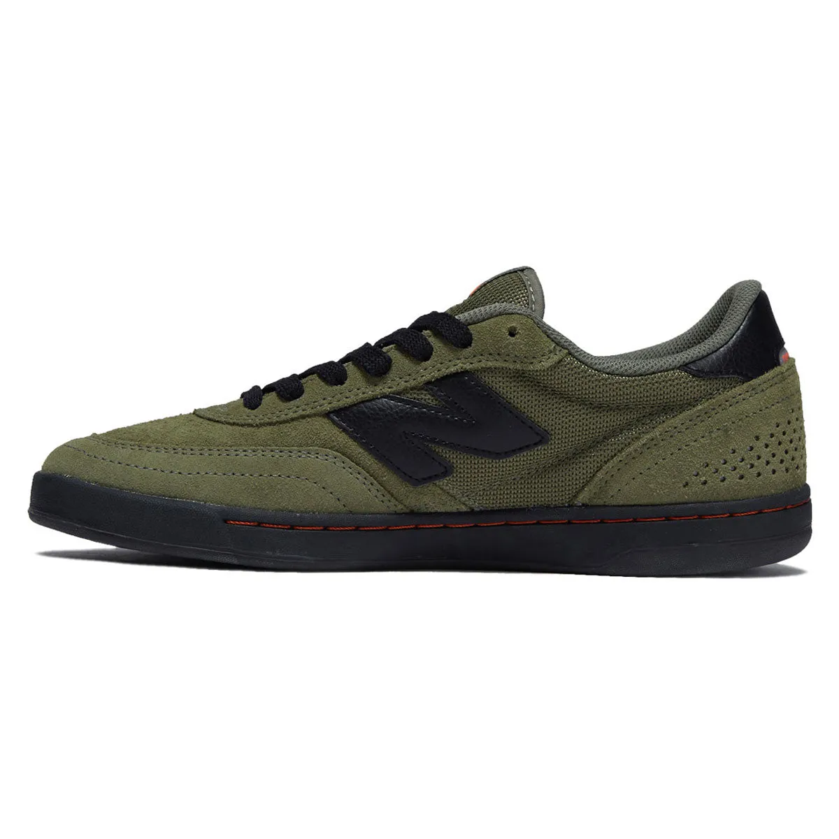 Flexibility Ride Pro Action Ready New Balance 440 V2 Shoes - Dark Olivine/Black