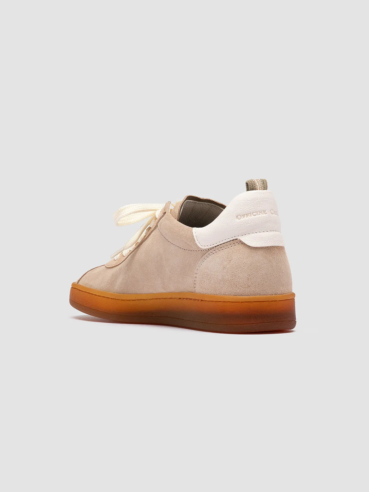 Chic Fit Workout DESTINY 101 - Beige Leather and Suede Sneakers