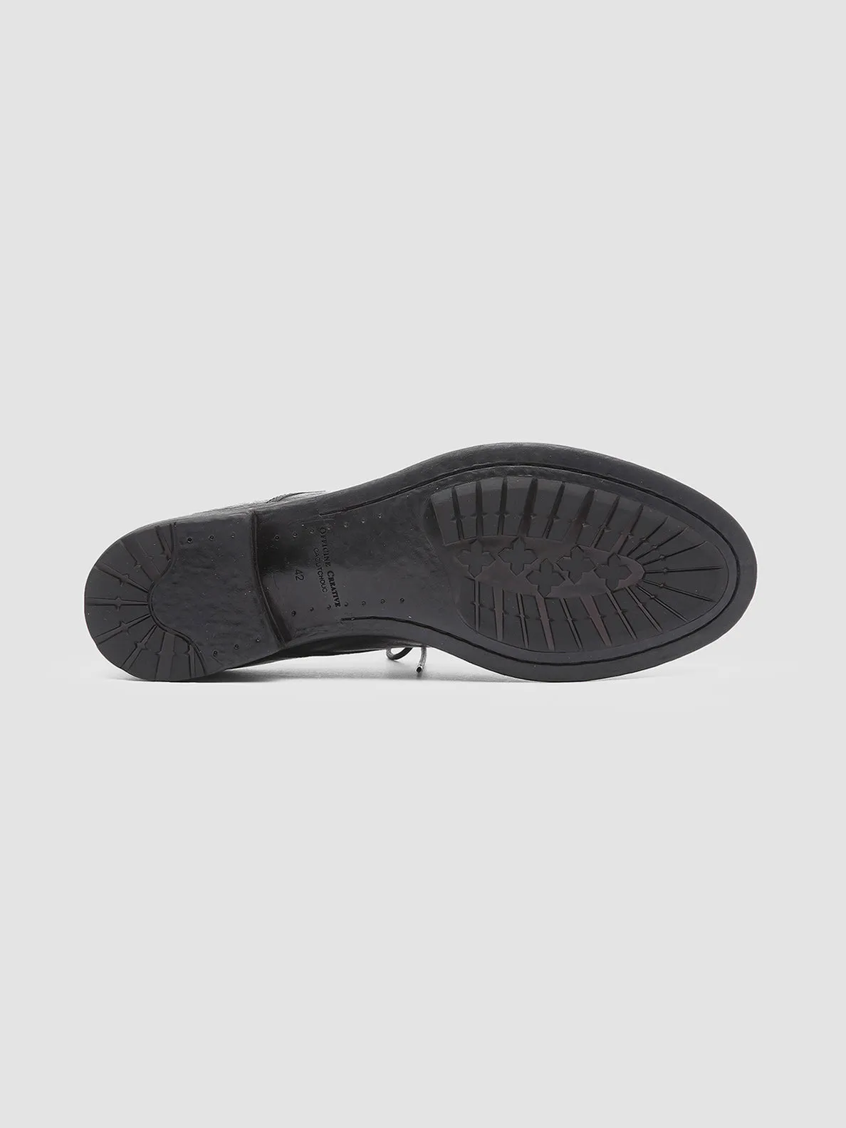 Timeless Smart Look HIVE 008 - Black Leather Derby Shoes