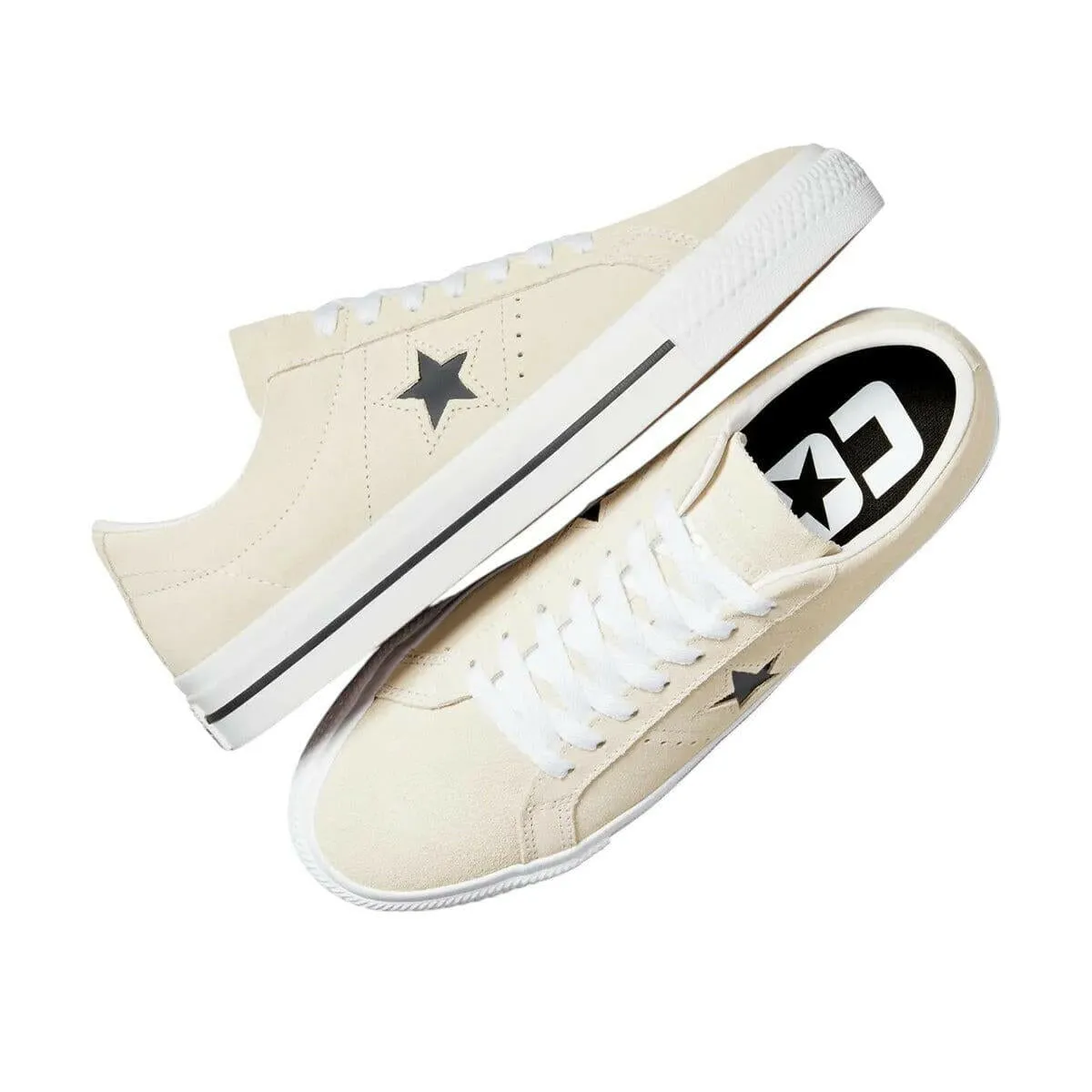 Stable Converse - One Star Pro Shoes Egret/White/Black