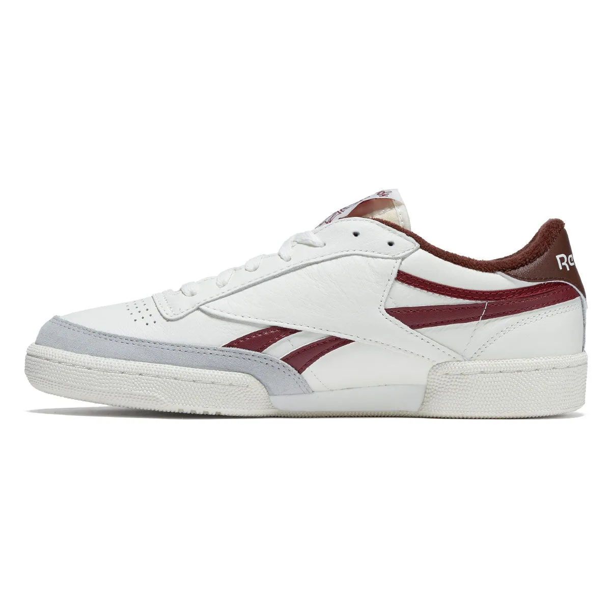 All Terrain Fit Smooth Fit Reebok Club C Revenge Vintage Shoes - Chalk/Burgundy/Grey