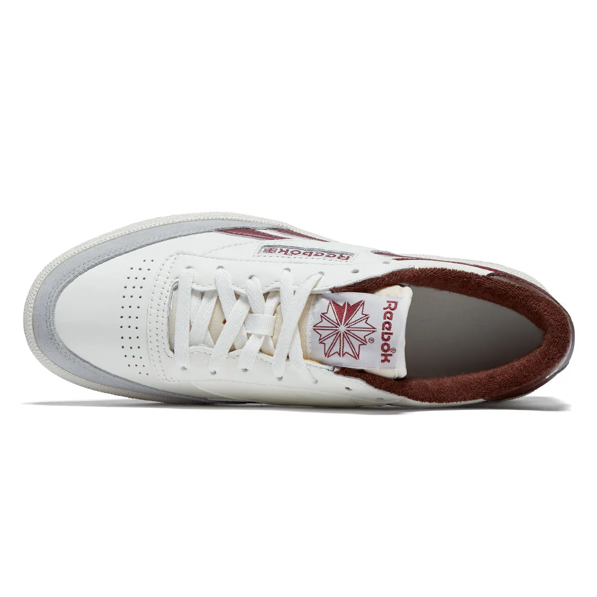 Reebok Club C Revenge Vintage Shoes - Chalk/Burgundy/Grey Urban Chic