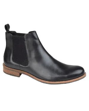 Urban Must-Have Ergonomic Shape Roamers Mens Leather Twin Gusset Ankle Boots
