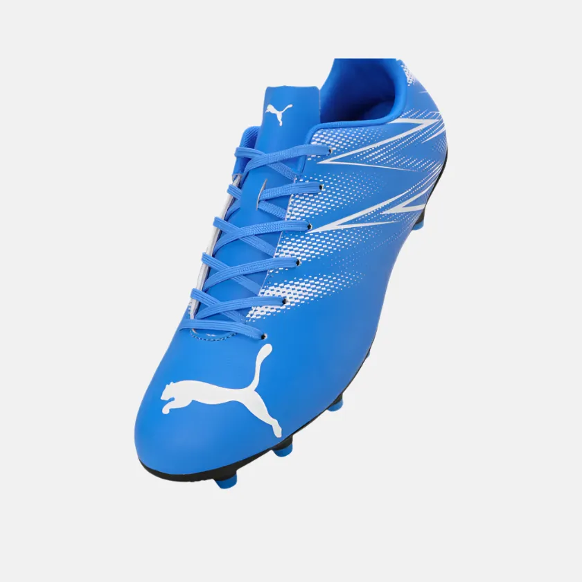Puma Attacanto FG/AG Men's Shoes -Bluemazing/White Quick Control