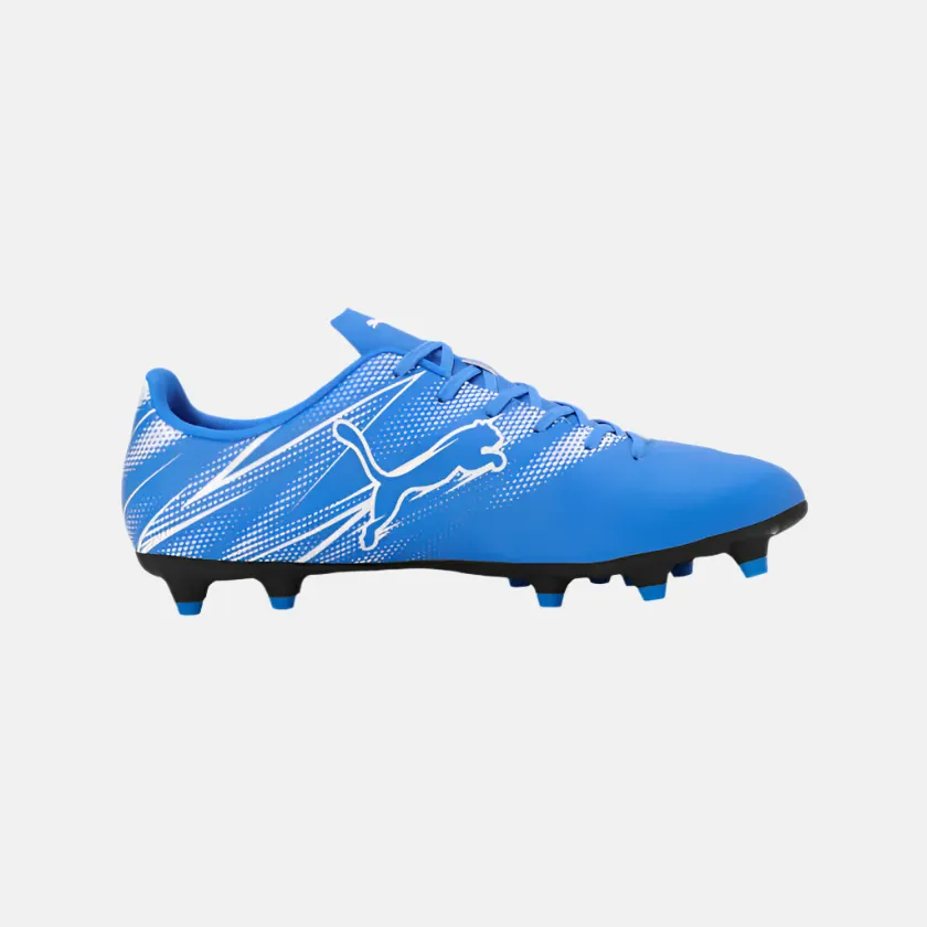 Puma Attacanto FG/AG Men's Shoes -Bluemazing/White Quick Reaction Shooting Practice