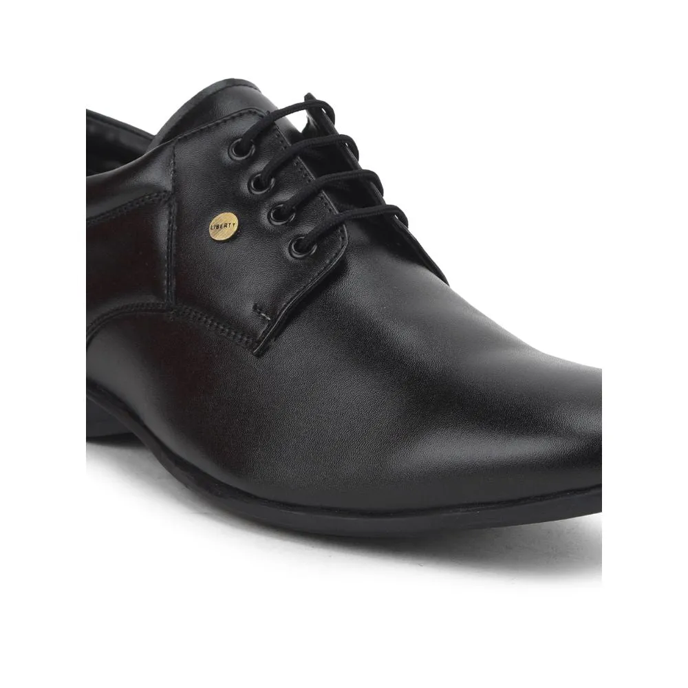 Chic Look Comfortable fit Fortune (Black) Formal Lace Up Shoes For Men Robert-2 By Liberty