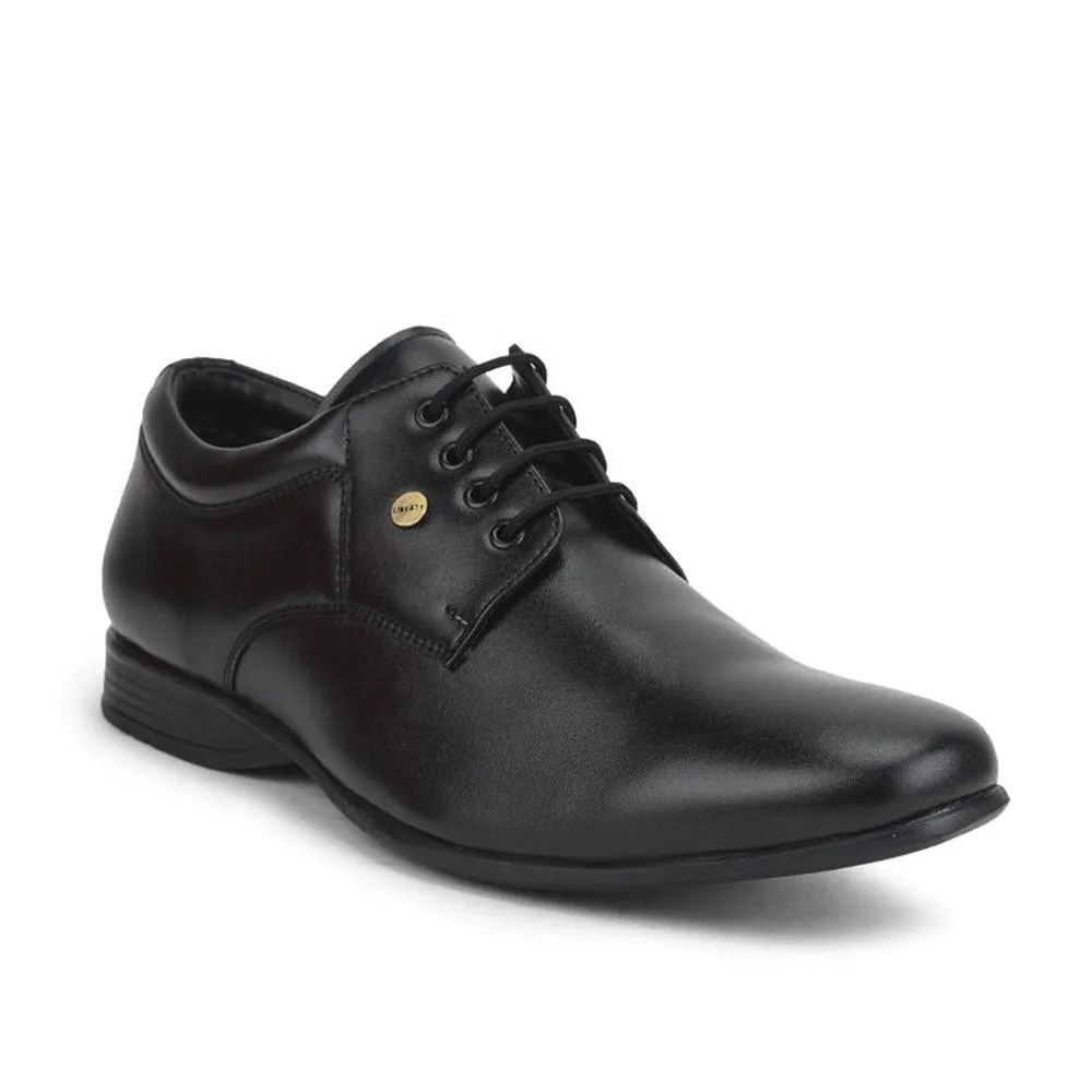 Travel Comfort Fortune (Black) Formal Lace Up Shoes For Men Robert-2 By Liberty