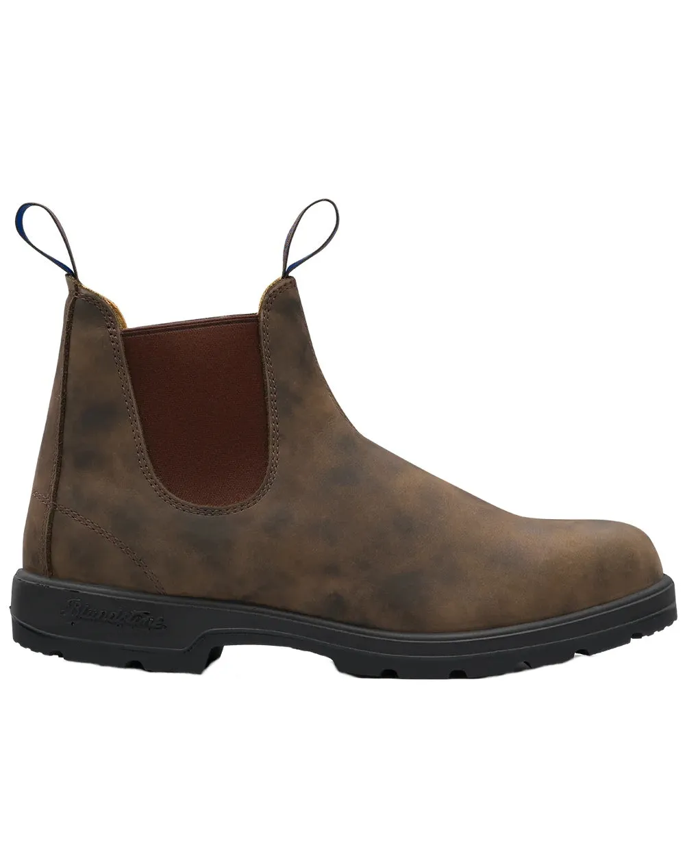 Blundstone 584 Rustic Brown Leather Chelsea Boots Modern Chic Sleek Style